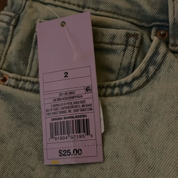 NWT ✅ WILD FABLE 💙 HIGHEST RISE 90s STRAIGHT LEG JEANS (Button Fly) - Picture 6 of 7